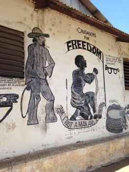 Slave mural